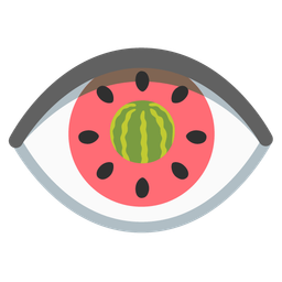 watermelon and eye