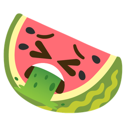 watermelon and face vomiting