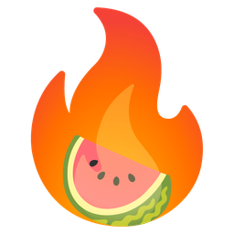 watermelon and fire