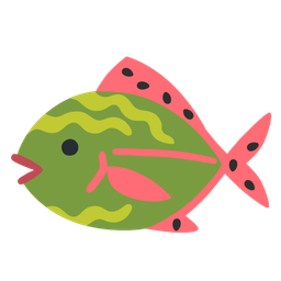 watermelon and fish