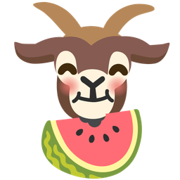watermelon and goat