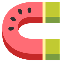 watermelon and magnet