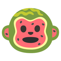 watermelon and monkey face