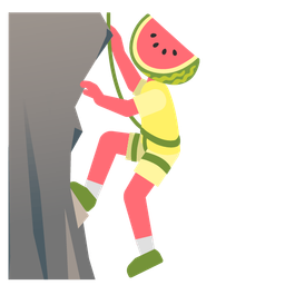 watermelon and mountain