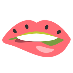 watermelon and mouth