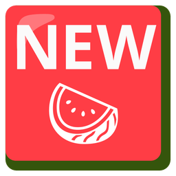 watermelon and NEW button