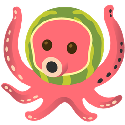 watermelon and octopus