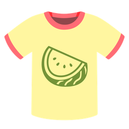 watermelon and t-shirt