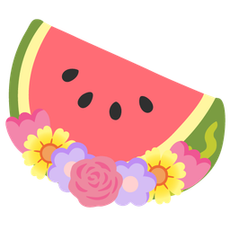 watermelon and tulip