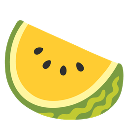 watermelon and yellow heart