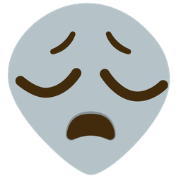 Weary face and Alien