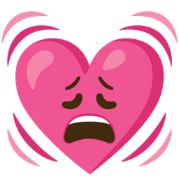 Weary face and Beating heart