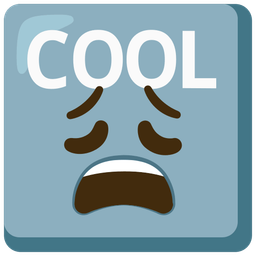 weary face and COOL button