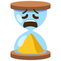 Weary face and Hourglass done