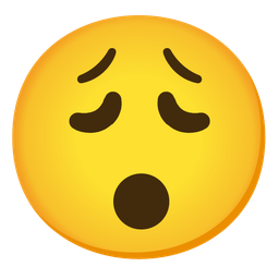 weary face and hushed face