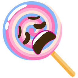 weary face and lollipop