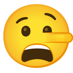 weary face and lying face