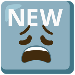 weary face and NEW button