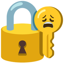 weary face and old key