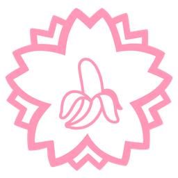 white flower and banana