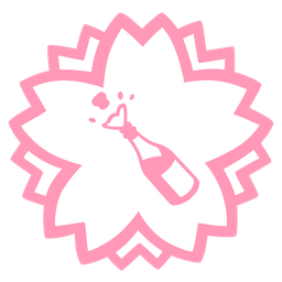 white flower and bottle with popping cork