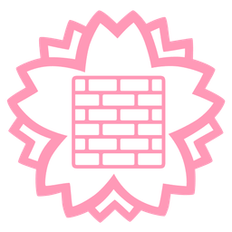 white flower and brick