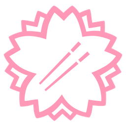 white flower and chopsticks