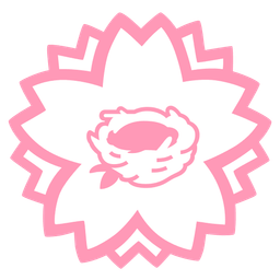 white flower and empty nest