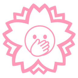 white flower and face with open eyes and hand over mouth