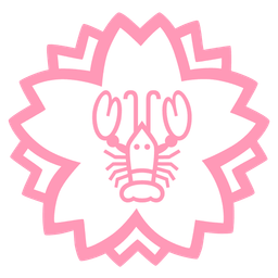white flower and lobster
