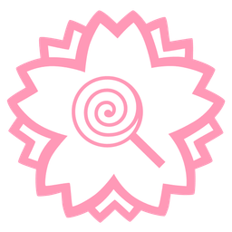 white flower and lollipop