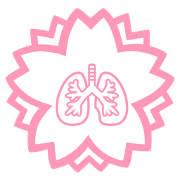white flower and lungs