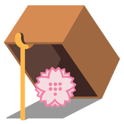 white flower and mouse trap