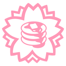 white flower and pancakes