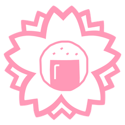 white flower and rice cracker