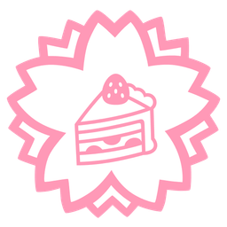 white flower and shortcake