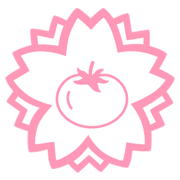 white flower and tomato