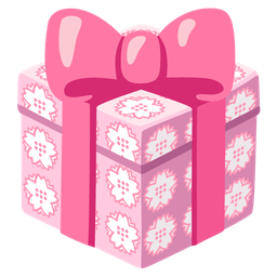 white flower and wrapped gift