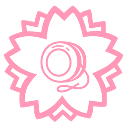 white flower and yo-yo