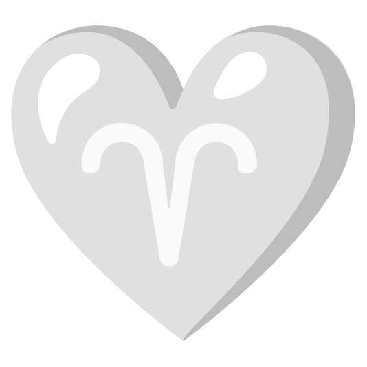 White heart and Aries