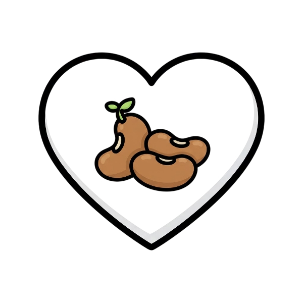 White heart and Beans