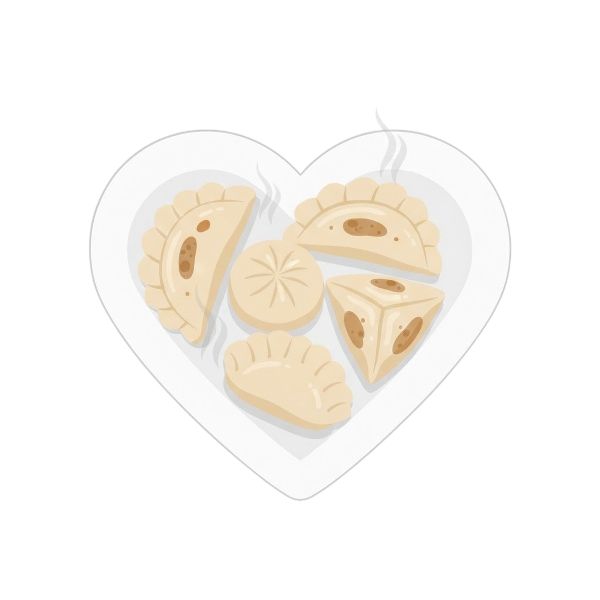 White heart and Dumpling