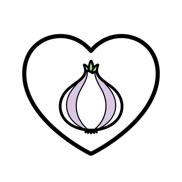 White heart and Onion