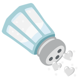 white heart and salt