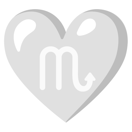 White heart and Scorpio