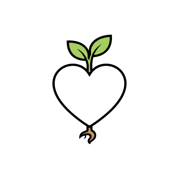 White heart and Seedling