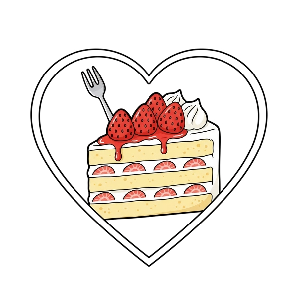 White heart and Shortcake