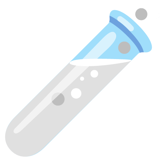 White heart and Test tube