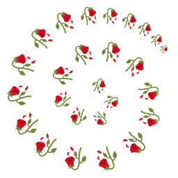 wilted flower and cyclone