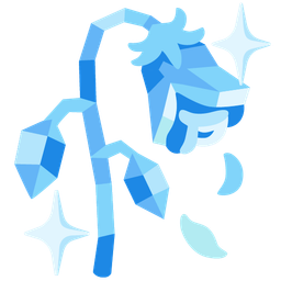 wilted flower and gem stone